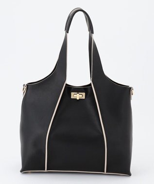 23区 アウトシームトートバッグ ブラック系