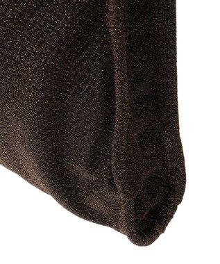 Green Parks ａｎｄｍｉｋｋａ．ラメニットクシュクシュトートバッグ Brown