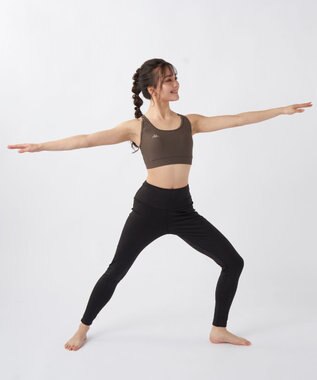 OP／FILA 【Kappa】Yバックスポーツブラ ブラウン