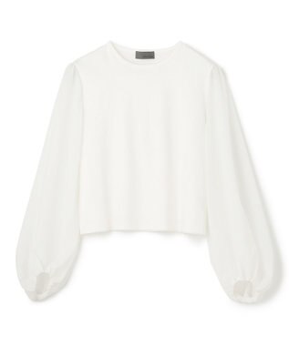 uncrave シアースリーブカットソー（uncrave STANDARD） ホワイト