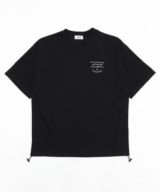 WEGO 【速乾】CONVERSEフォトプリントドロストＴ ブラック