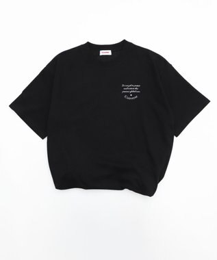 WEGO 【速乾】CONVERSEフォトプリントドロストＴ ブラック