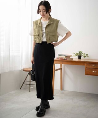 WEGO ミリタリーナイロンショートベスト カーキ