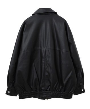 AMERICAN HOLIC フェイクレザーブルゾン Black