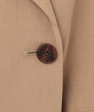 J.PRESS YORK STREET 【WOMEN】ワンウォッシュ リネンコットンジャケット ベージュ系