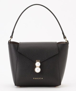 TOCCA 【大人百花掲載】INNOCENCE LEATHER POCHETTE ポシェットバッグ ブラック系