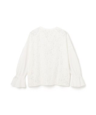 GRACE CONTINENTAL レースコンビブラウス ホワイト