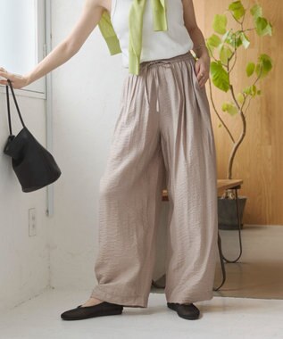 WEGO 【ANGIE VINTAGE】接触冷感イージーパンツ ライトグレー