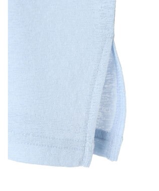 Green Parks 袖チュールドッキングプルオーバー Sax