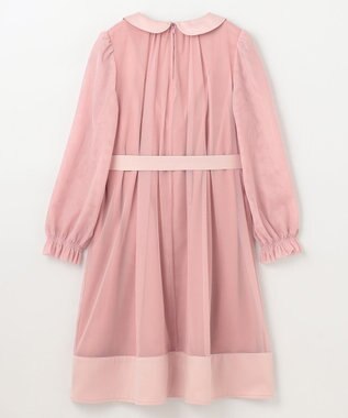 組曲 KIDS 【150-160㎝】チュールフレア ドレス ピンク