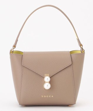 TOCCA 【大人百花掲載】INNOCENCE LEATHER POCHETTE ポシェットバッグ ベージュ系