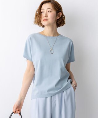 23区 【先行予約】レーヨンポリエステルストレッチ プルオーバー ニット