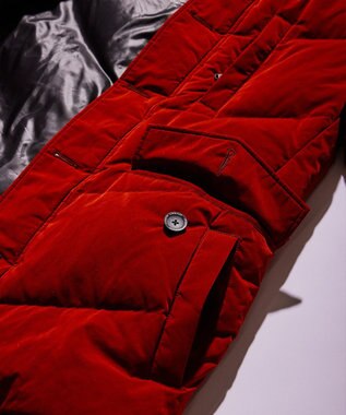 JOSEPH ABBOUD MOUNTAIN 【ECO撥水/ECOファー/9ポケット/ユニセックス】ＰＥ／ＮＹピーチダウン コート ワイン系