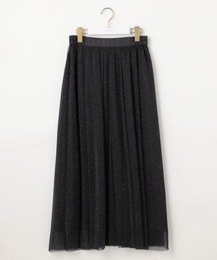 ANY SIS 【スタイリストコラボ】ジレ×ラメチュールスカート セットアップ グレー