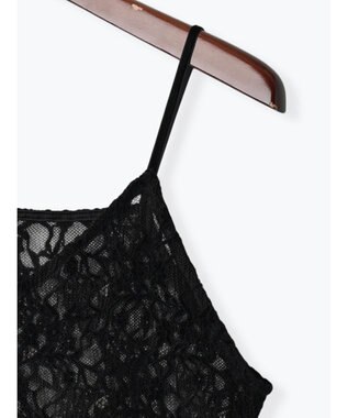 Te chichi 起毛レース前後2WAYキャミブラウス ブラック