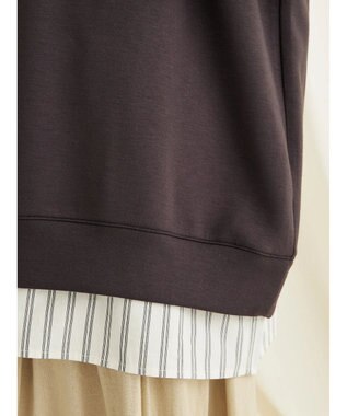 CRAFT STANDARD BOUTIQUE ポンチモックネックビッグプルオーバー Charcoal Gray