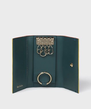 Paul Smith カラードエッジ キーケース ネイビー