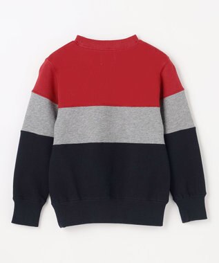 J.PRESS KIDS 【100-130cm】COMBI トリコロール トレーナー レッド系2