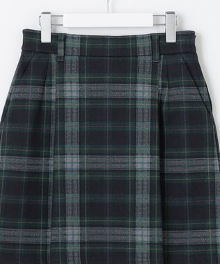 23区GOLF 【WOMEN】チェック柄 スカート ダークグリーン系3