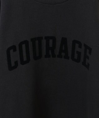 AMERICAN HOLIC ＣＯＹＲＡＧＥフロッキーロングスウェット1 Charcoal Gray