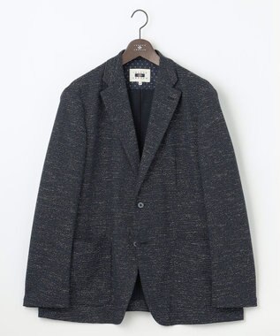 JOSEPH ABBOUD 【キングサイズ・軽量/ストレッチ/洗える/速乾/JAPANファブリック】コンフォータブルジャージー ジャケット ネイビー系