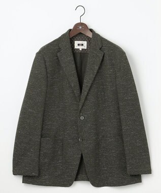 JOSEPH ABBOUD 【キングサイズ・軽量/ストレッチ/洗える/速乾/JAPANファブリック】コンフォータブルジャージー ジャケット オリーブ系