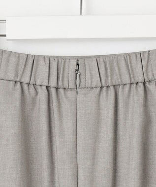 J.PRESS LADIES 【セットアップ対応・洗える・UVケア・速乾】 OXIJEWELストレッチ スカート ライトグレー系