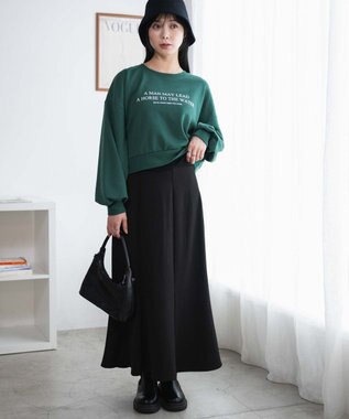 WEGO クロップドスウェット グリーン