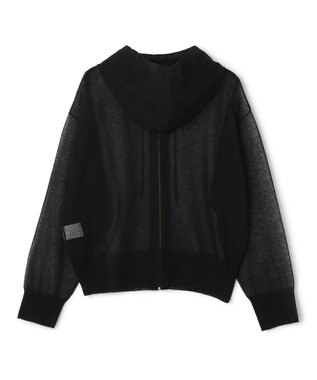 BEIGE， SIDERITE / シアージップフーディーニット Black