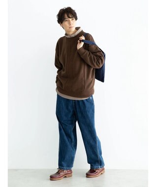 CRAFT STANDARD BOUTIQUE ＪＱカット切り替えプルオーバー1 Brown