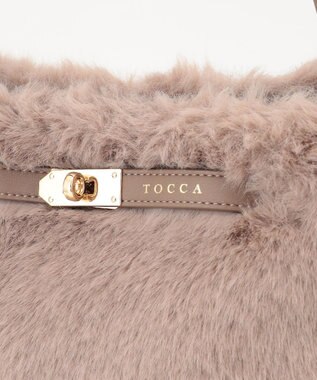 TOCCA LIASON FUR BAG ファーバッグ グレージュ系