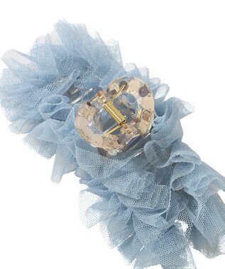 Maison de FLEUR ブルーマニアチュールビジューバンスクリップ Light Blue