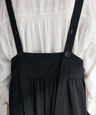 Green Parks スカーチョサロペット Black