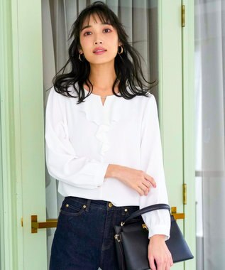ANY SIS フリル ブラウス オフ