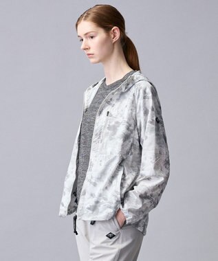 JOSEPH ABBOUD MOUNTAIN 【ストレッチ/軽量/ECO撥水/ポケッタブル】エンボスストレッチ パーカー