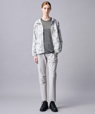 JOSEPH ABBOUD MOUNTAIN 【ストレッチ/軽量/ECO撥水/ポケッタブル】エンボスストレッチ パーカー ライトグレー系5