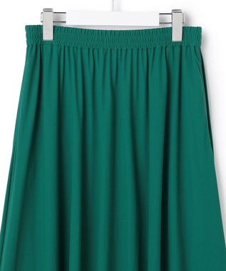 ICB 【先行予約・WEB限定】マットスキューバ フレアスカート エメラルド