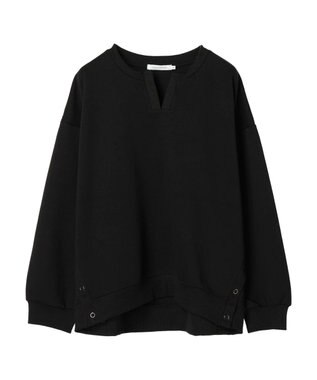 AMERICAN HOLIC カフタンサイドボタンポンチプルオーバー Black
