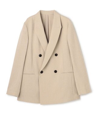 uncrave ウォッシャブルドライサップ ジャケット シャンブレーベージュ