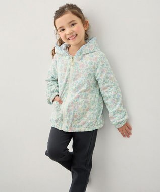 ANY KIDS 【フード取り外し/洗濯機可能】撥水加工リバーシブルゾン ミント