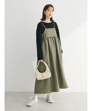 Green Parks ・ＥＬＥＮＣＡＲＥ　ＤＵＥ　サス付ジャンスカ Khaki