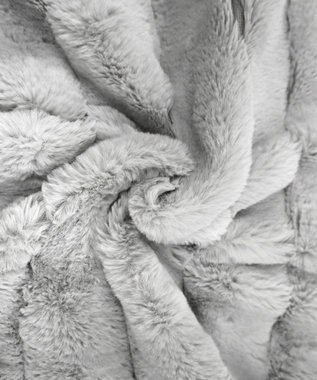 Tiaclasse 【2WAY】着回し自由のリバーシブルキルトフェイクファーベスト グレー