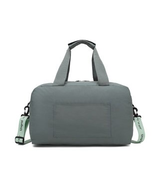 style code 【Ungrid/アングリッド】撥水軽量ソフトナイロン ロゴテープ折り畳みラージ　トラベルボストンバッグ(33L） ミント