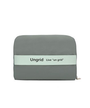 style code 【Ungrid/アングリッド】撥水軽量ソフトナイロン ロゴテープ折り畳みラージ　トラベルボストンバッグ(33L） ミント