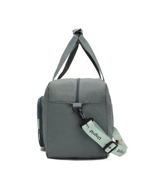 style code 【Ungrid/アングリッド】撥水軽量ソフトナイロン ロゴテープ折り畳みラージ　トラベルボストンバッグ(33L） ミント