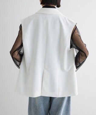 Green Parks テーラードベスト Off White