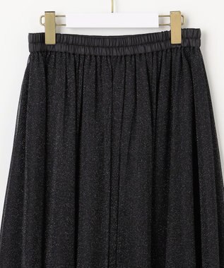 ANY SIS 【スタイリストコラボ】ジレ×ラメチュールスカート セットアップ グレー