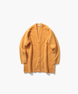 ATON ROYAL FUR CASHMERE | オーバーサイズカーディガン YELLOW