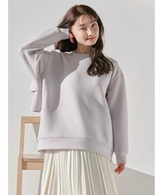 AMERICAN HOLIC バックフリルポンチプルオーバー Gray Beige