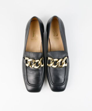 BONTRE 【LucaGrossi/ルカグロッシ】スクエアチェーンローファー/ H092M-US ブラック